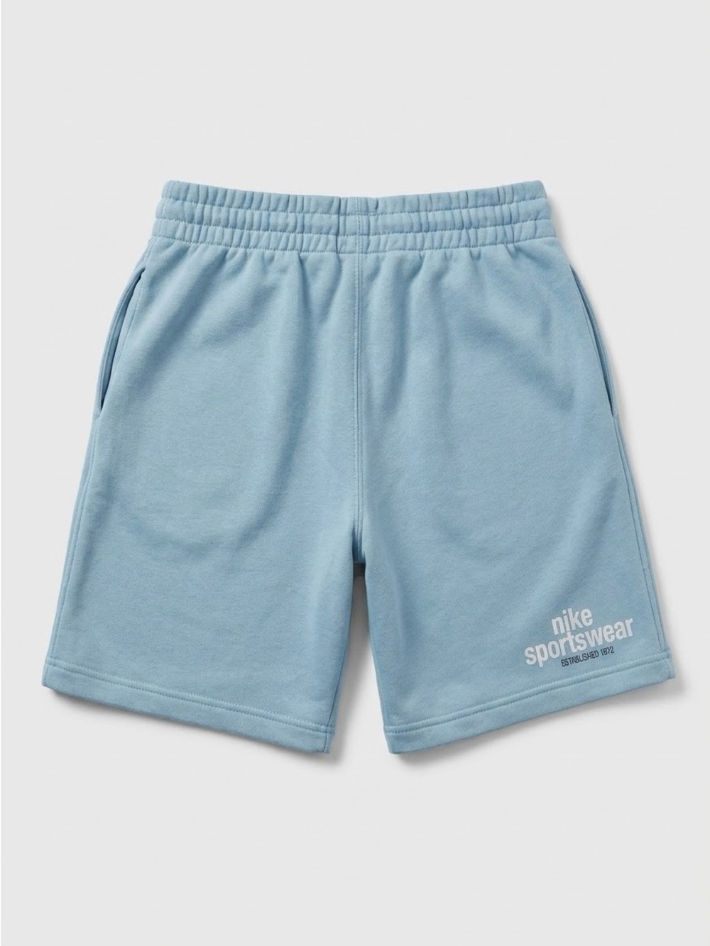 Nike Light Blue Sportswear Shorts with Logo